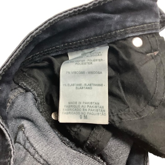 Levi’s Bold Curve Jeans Sz 9 Low Rise Skinny Dark Blue - Picture 6 of 7